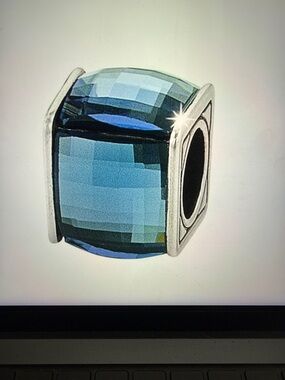 🧊🆕 Brighton Blue Crystal Ice Cube Bracelet Charm NWT